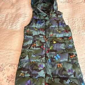 Guess Multicolor Butterfly Camo Vest